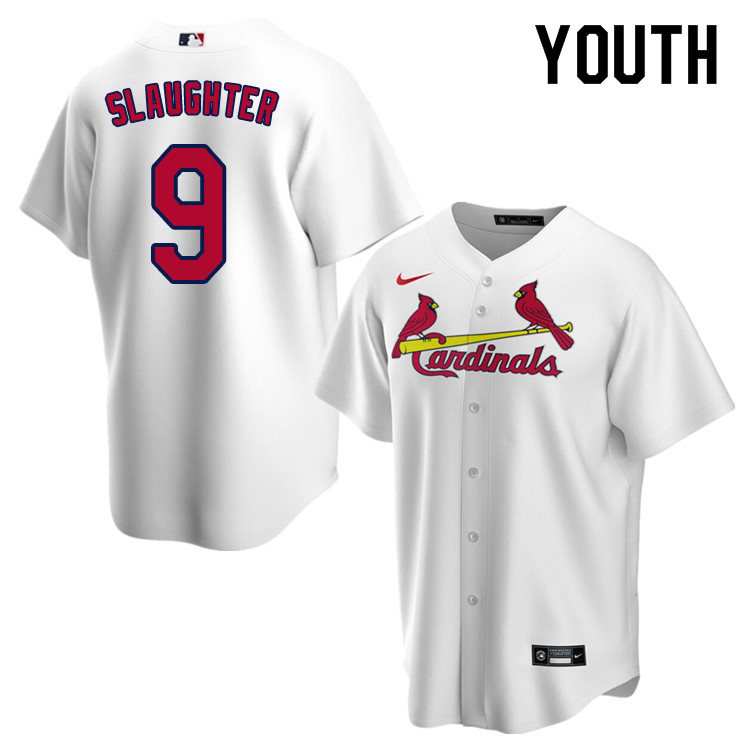 Nike Youth #9 Enos Slaughter St.Louis Cardinals Baseball Jerseys Sale-White